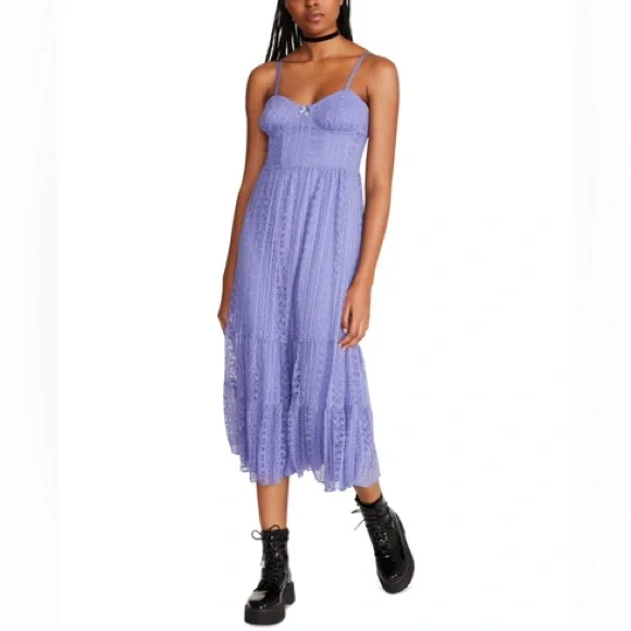 Betsey Johnson Lavender Lace Midi Dress Betsey Johnson Lavender Lace Midi Dress